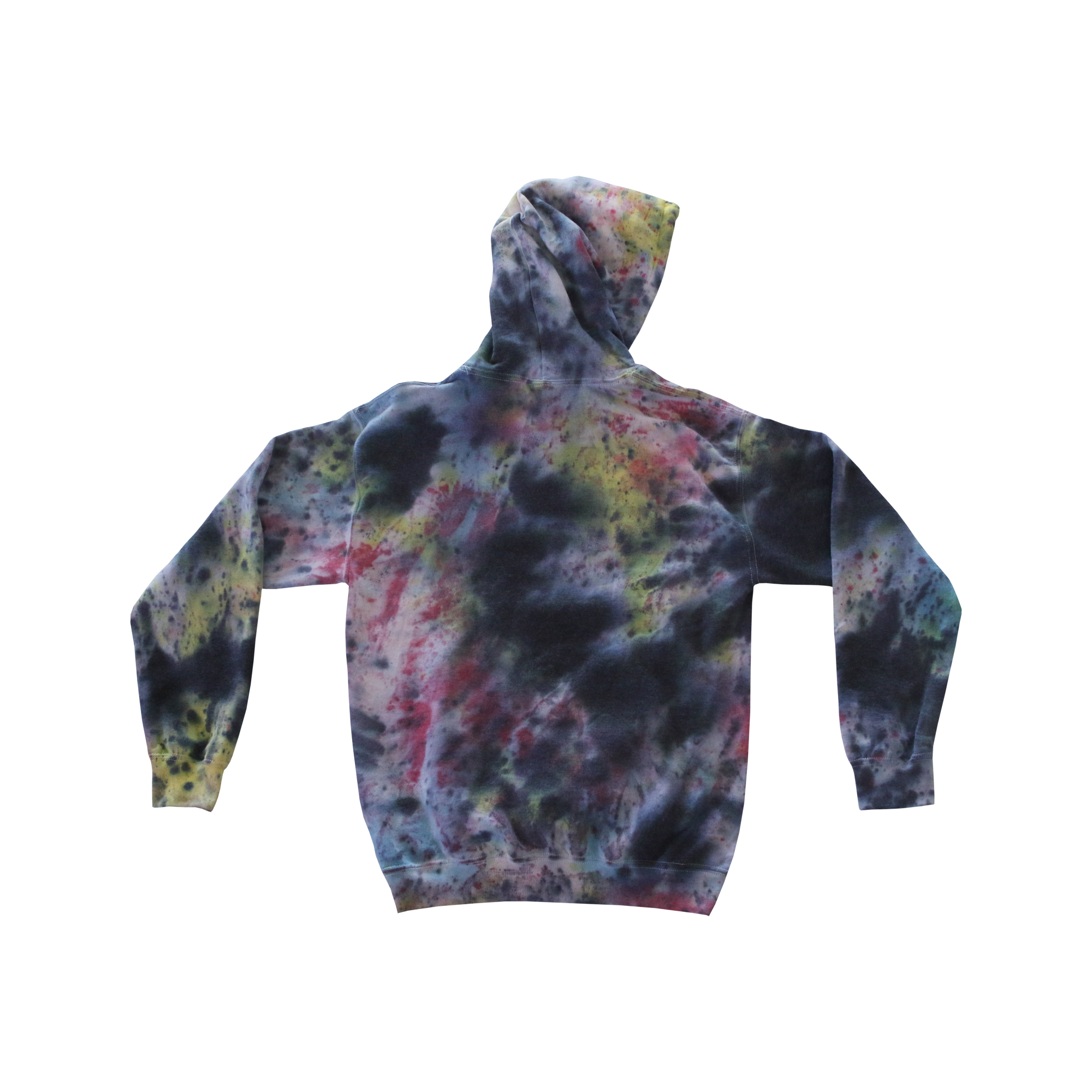 Multi Color Dark Dyed hoodie - Art Dealrs